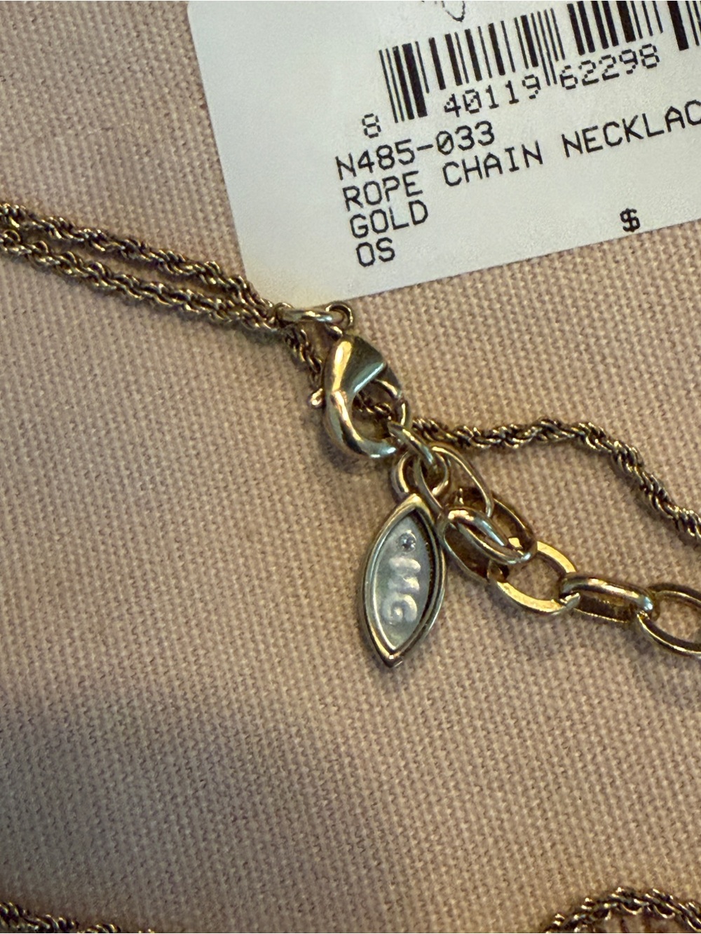 ❣️🌻NWT Mignonne Gavigan Antique Gold Chain!🌻❣️ - Picture 3 of 4